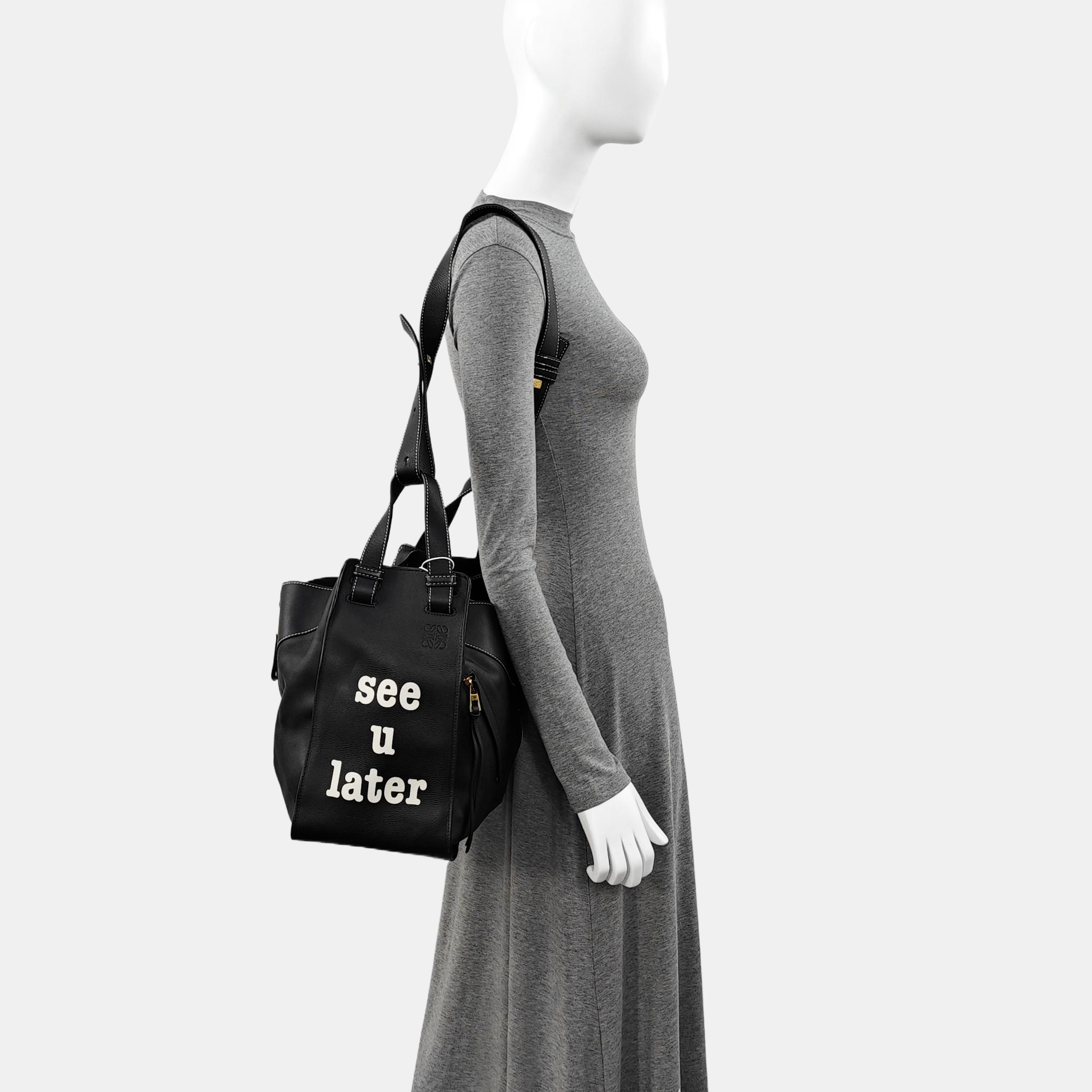 Authenticated pre-owned  Hammock Small Calfskin Black - Shoulder Bag at Looply