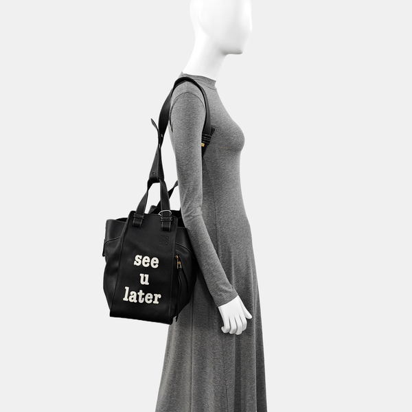 Authenticated pre-owned  Hammock Small Calfskin Black - Shoulder Bag at Looply