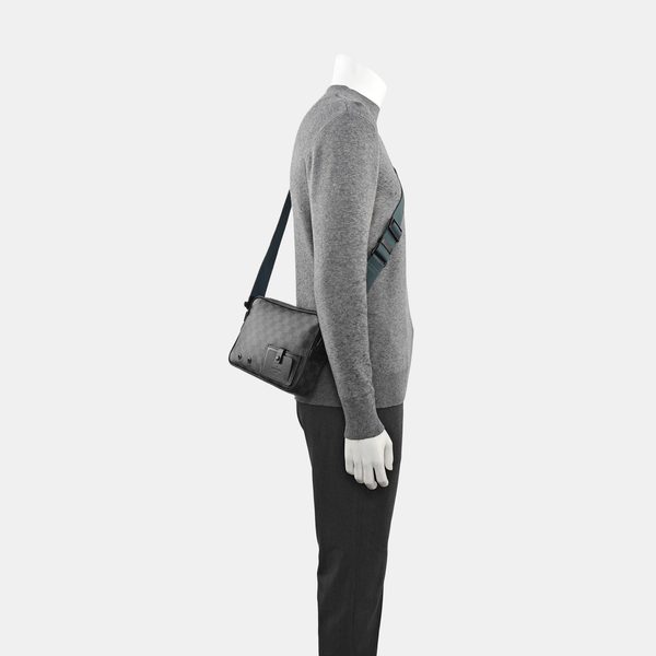 ALPHA Damier Graphite Coated Canvas Gray