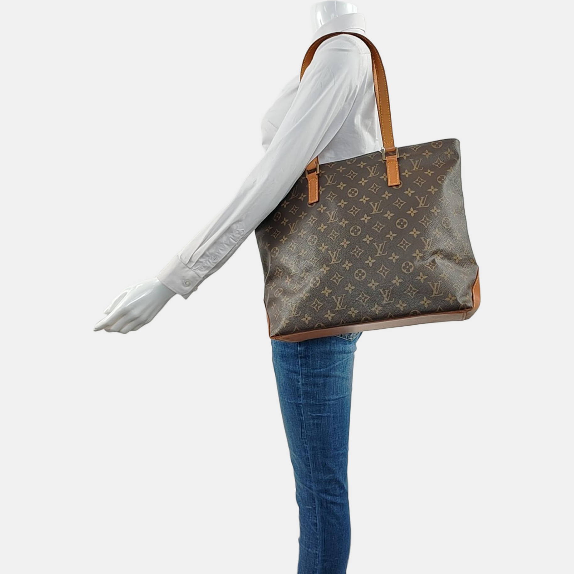 PIANO Monogram Coated Canvas Brown