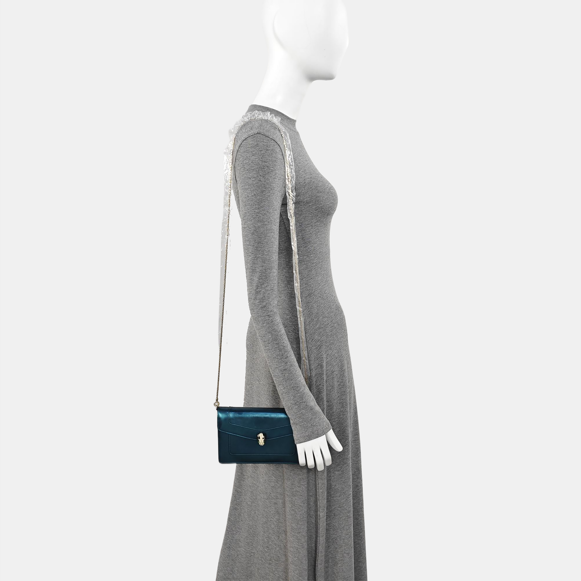 SERPENTI FOREVER Quilted Calfskin Blue
