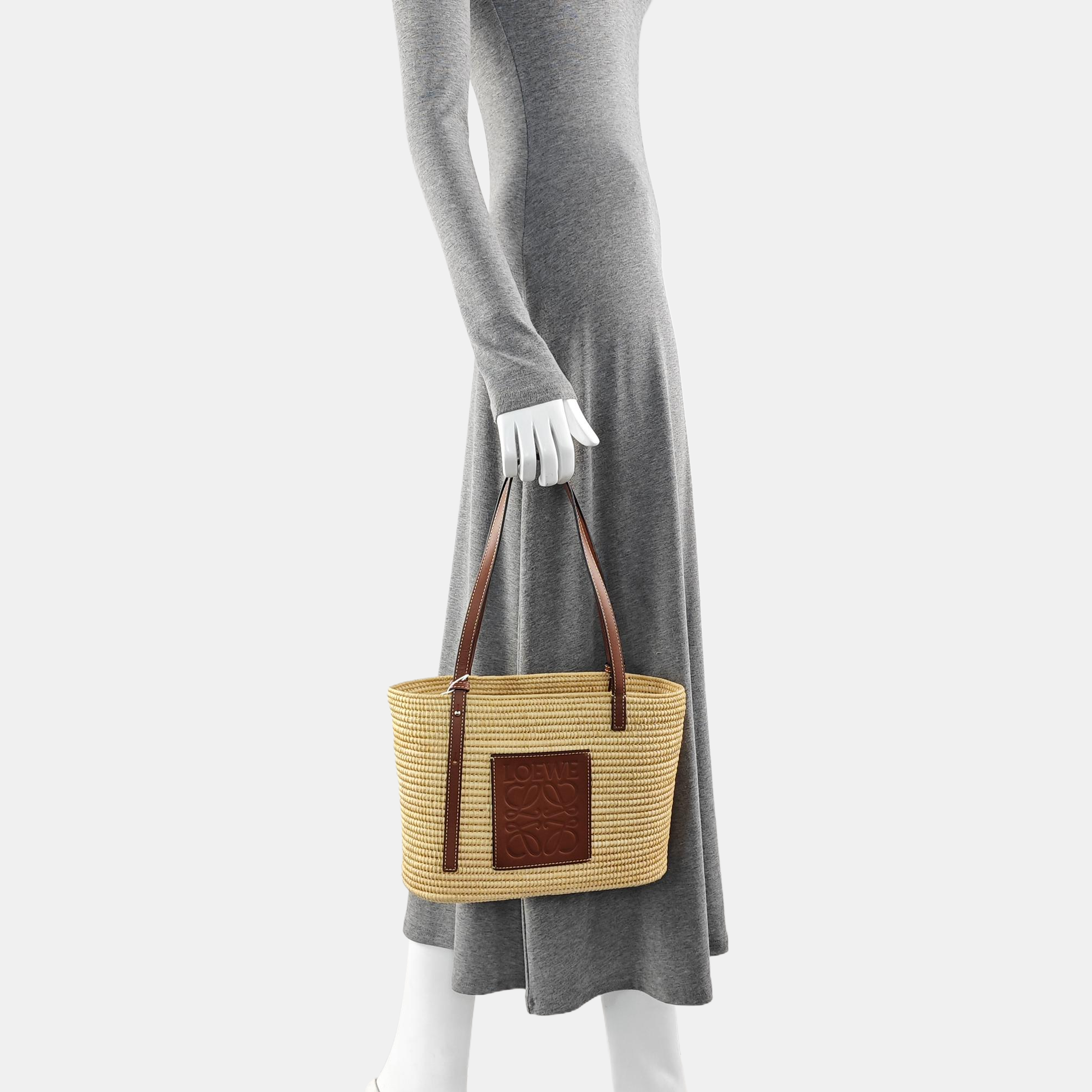 Basket Small Straw Beige