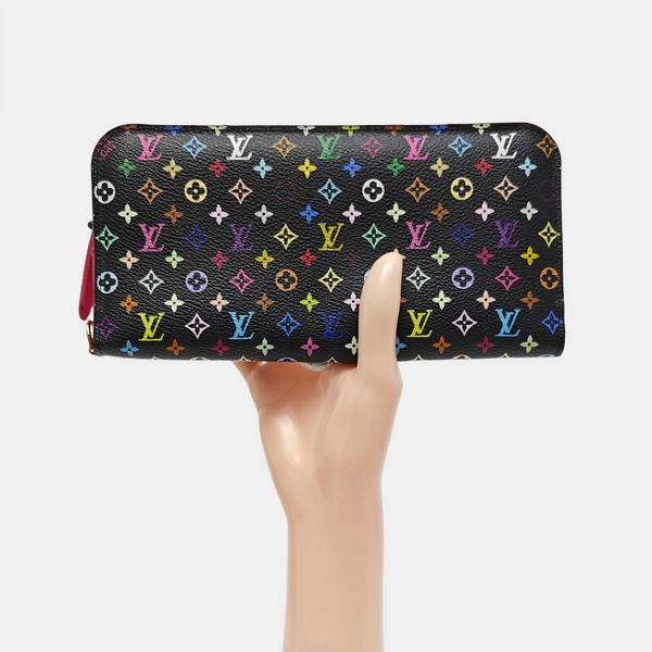 LV × TM INSOLITE Monogram Coated Canvas Black Wallet