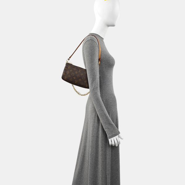 ACCESSOIRES GM Monogram Coated Canvas Brown