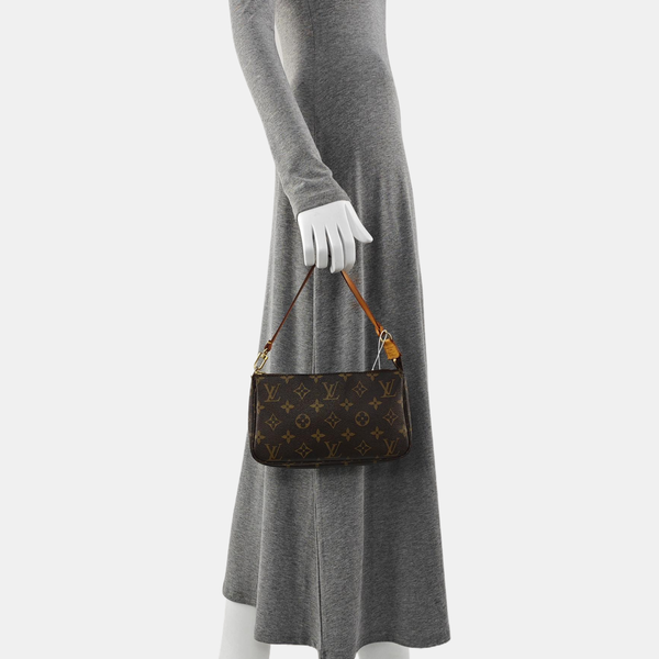 ACCESSOIRES Monogram Coated Canvas Brown