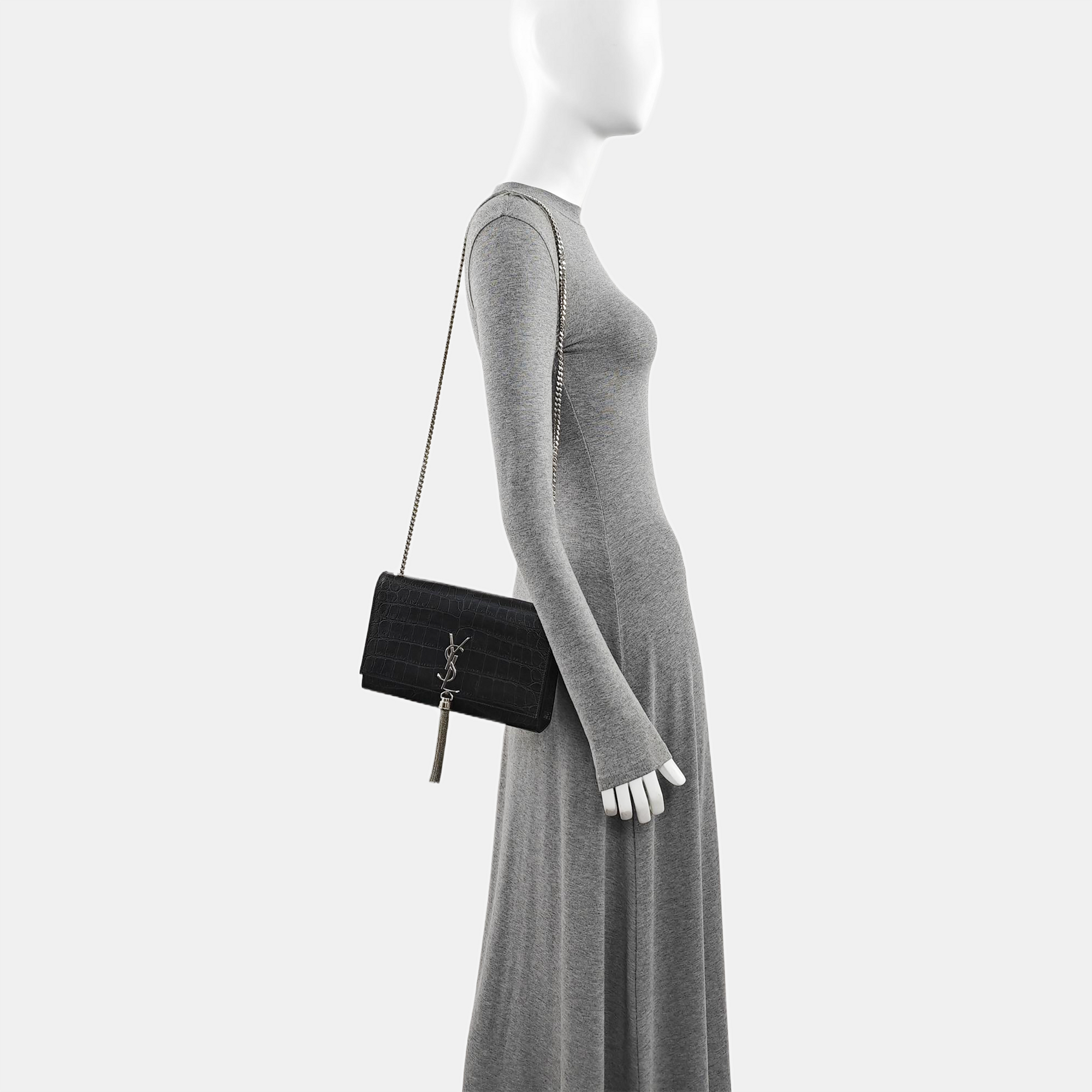 KATE Medium Calfskin Black