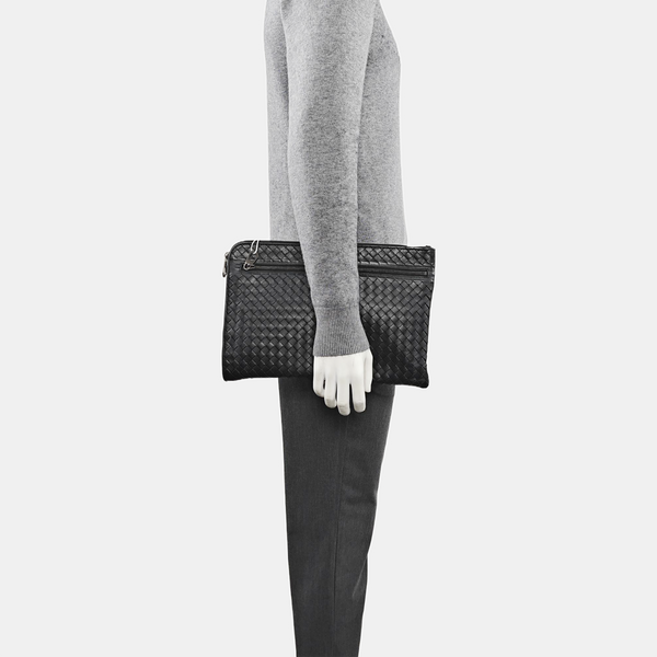 Calfskin Clutch Black