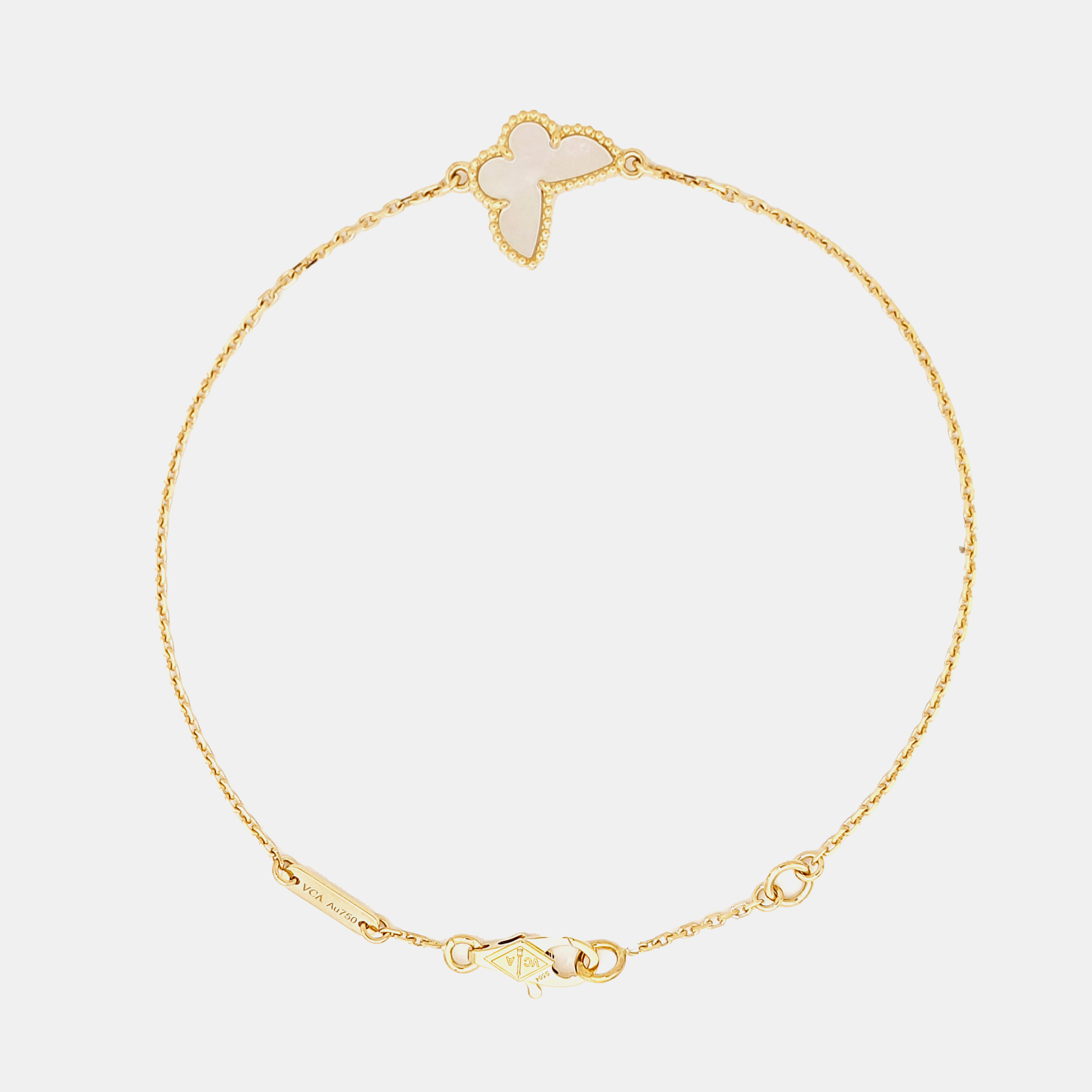 Sweet Alhambra 18k Gold Bracelet
