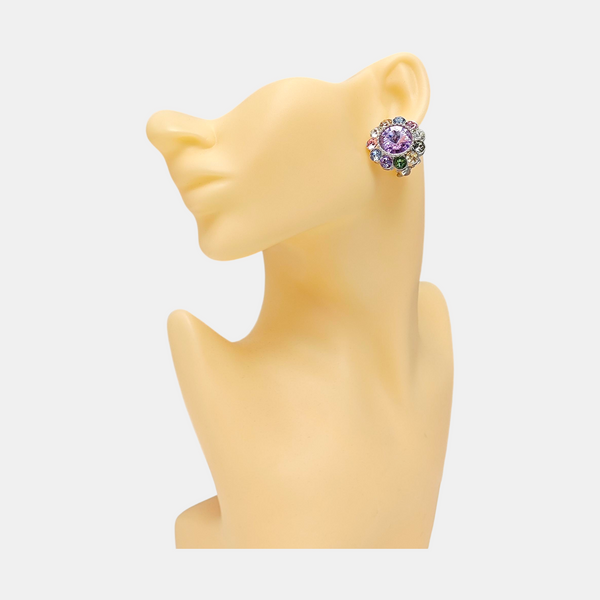 Metal Silver Clip On Earrings