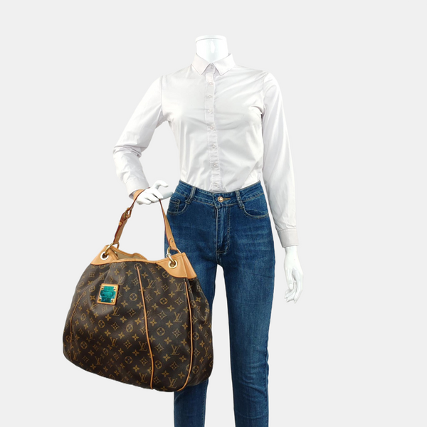 GALLIERA GM Monogram Coated Canvas Brown