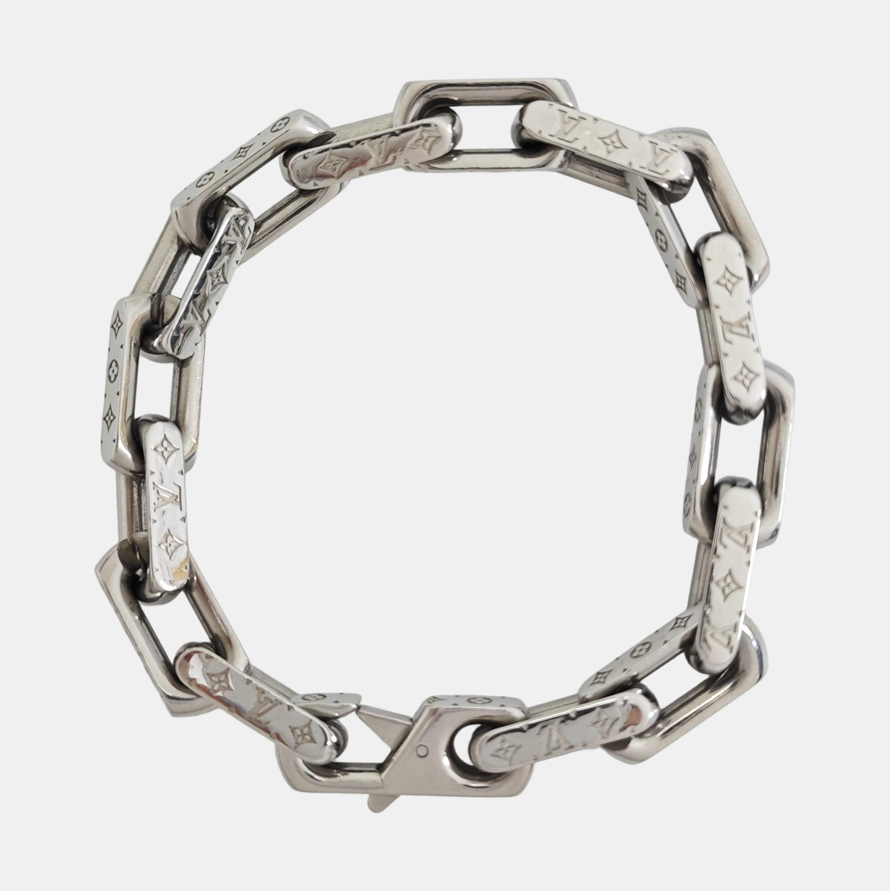 MONOGRAM Metal Silver Bracelet