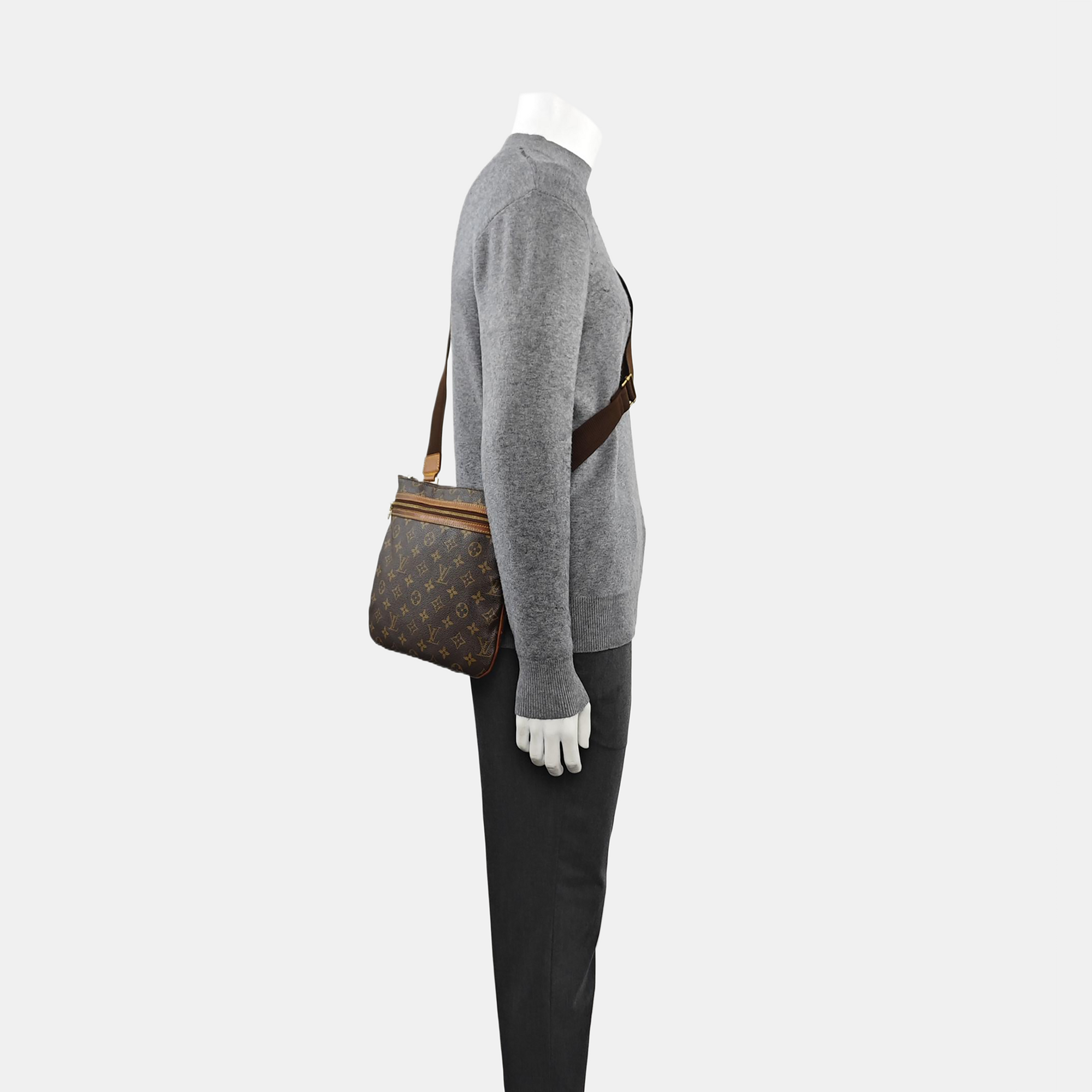 BOSPHORE Monogram Coated Canvas Brown