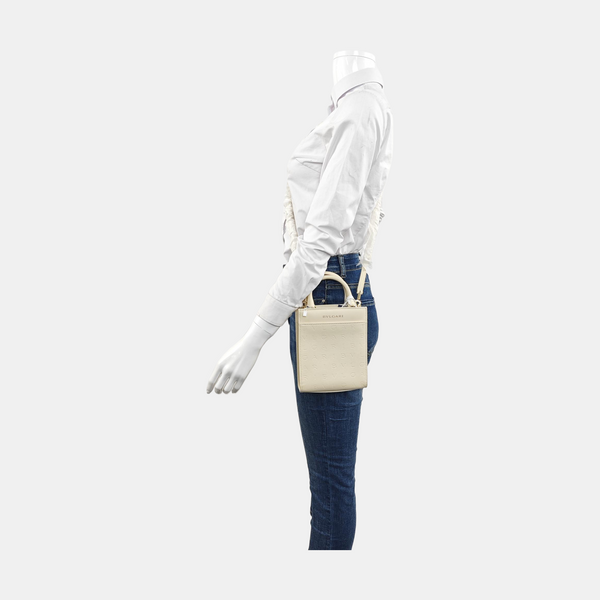 Calfskin Tote Bag Small Beige