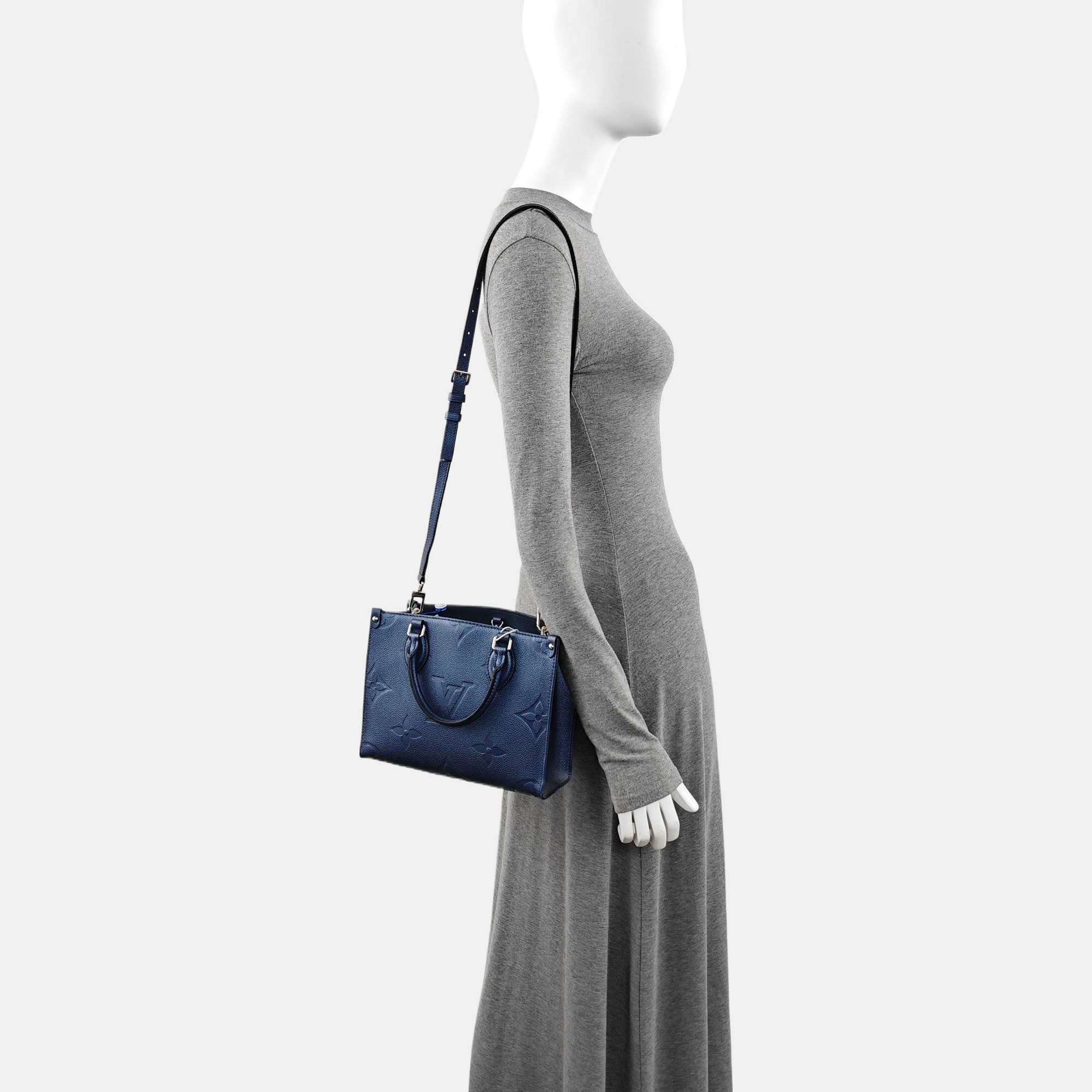 ONTHEGO PM Calfskin Blue