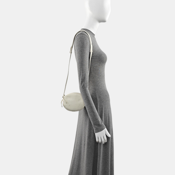 Lambskin Crossbody Bag White