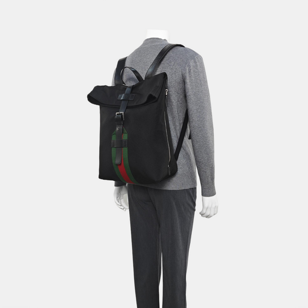 Fabric Backpack Black