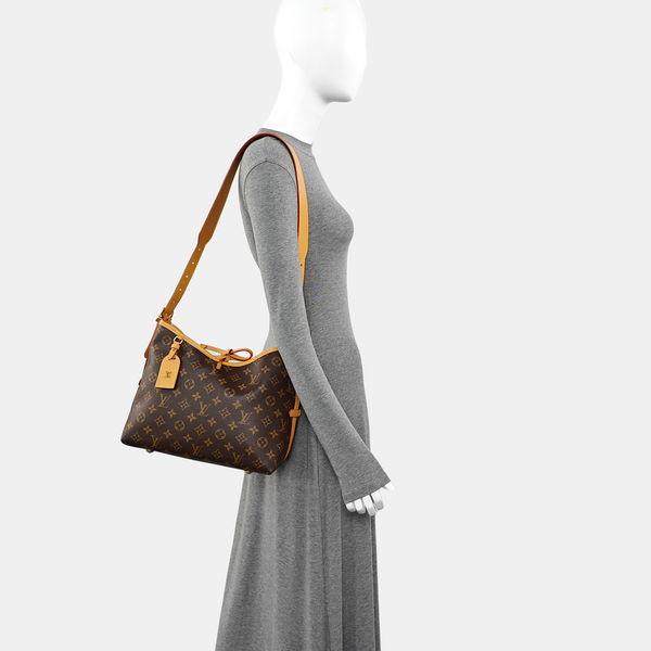 CARRYALL PM Monogram Coated Canvas Brown