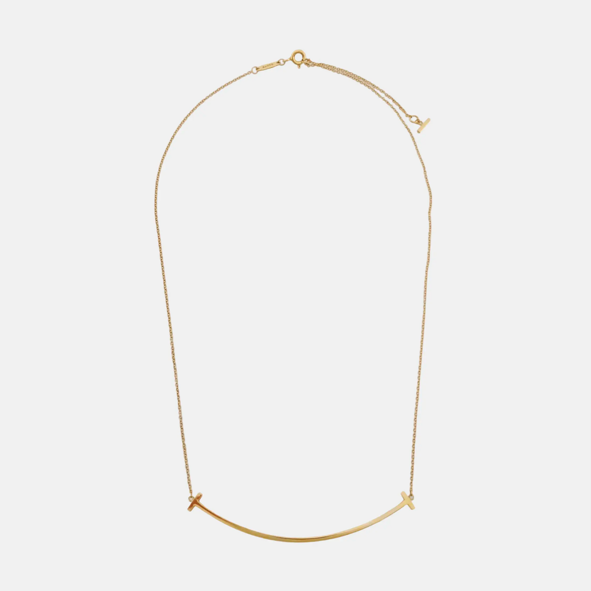 Tiffany T 18k Rose Gold Necklace