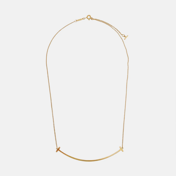 Tiffany T 18k Rose Gold Necklace