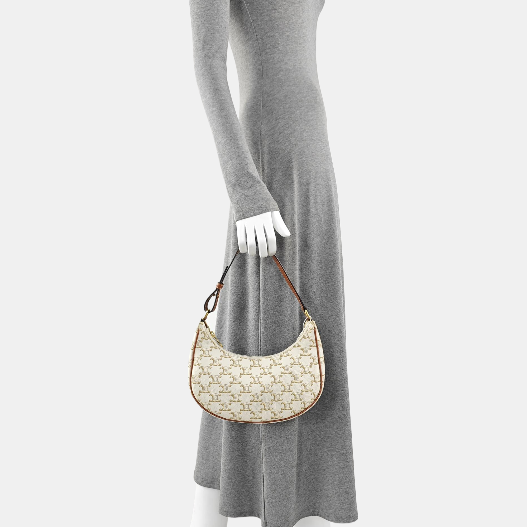 AVA Medium Coated Canvas Beige