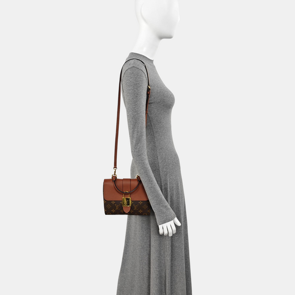LOCKY BB Monogram Coated Canvas Brown
