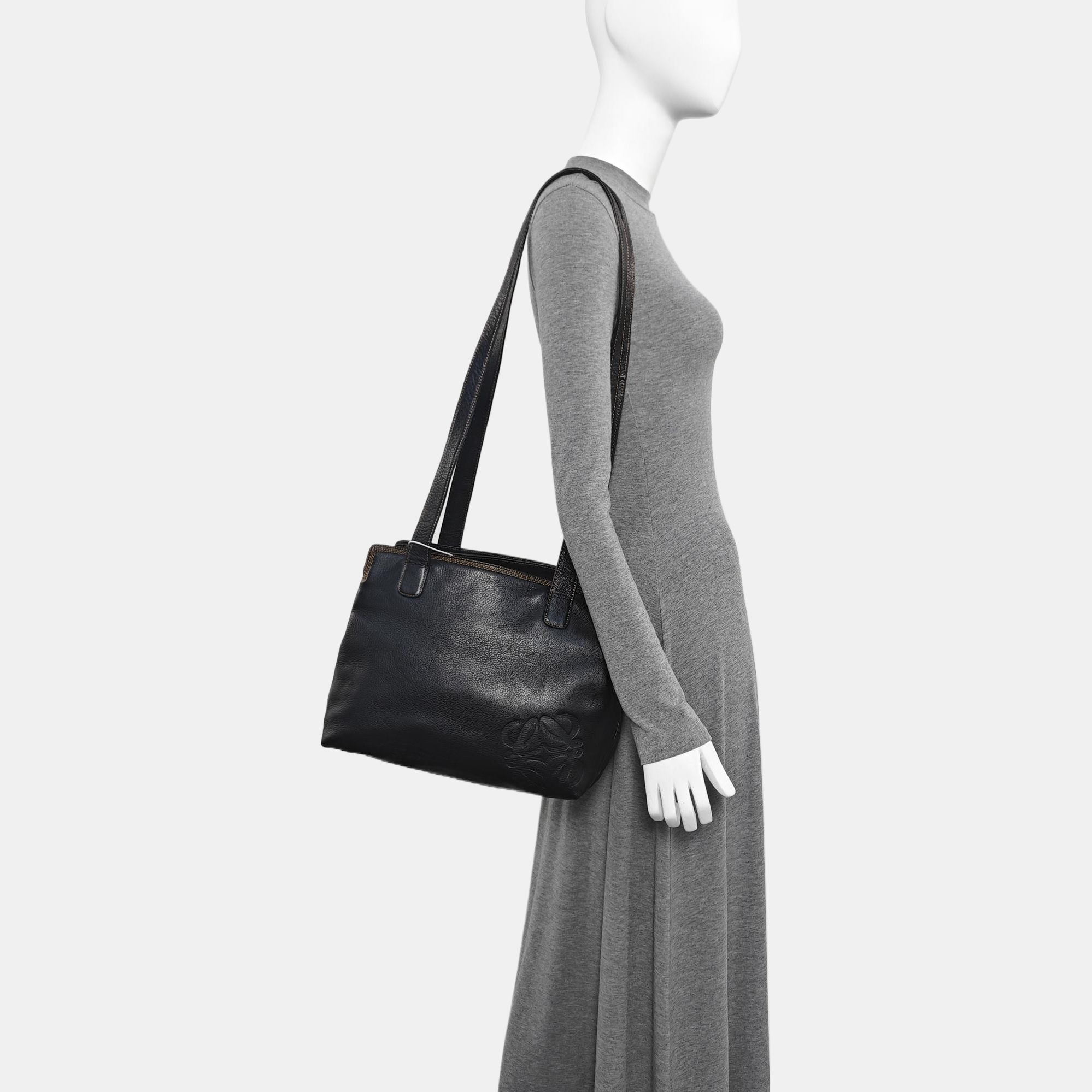 Calfskin Tote Bag Black