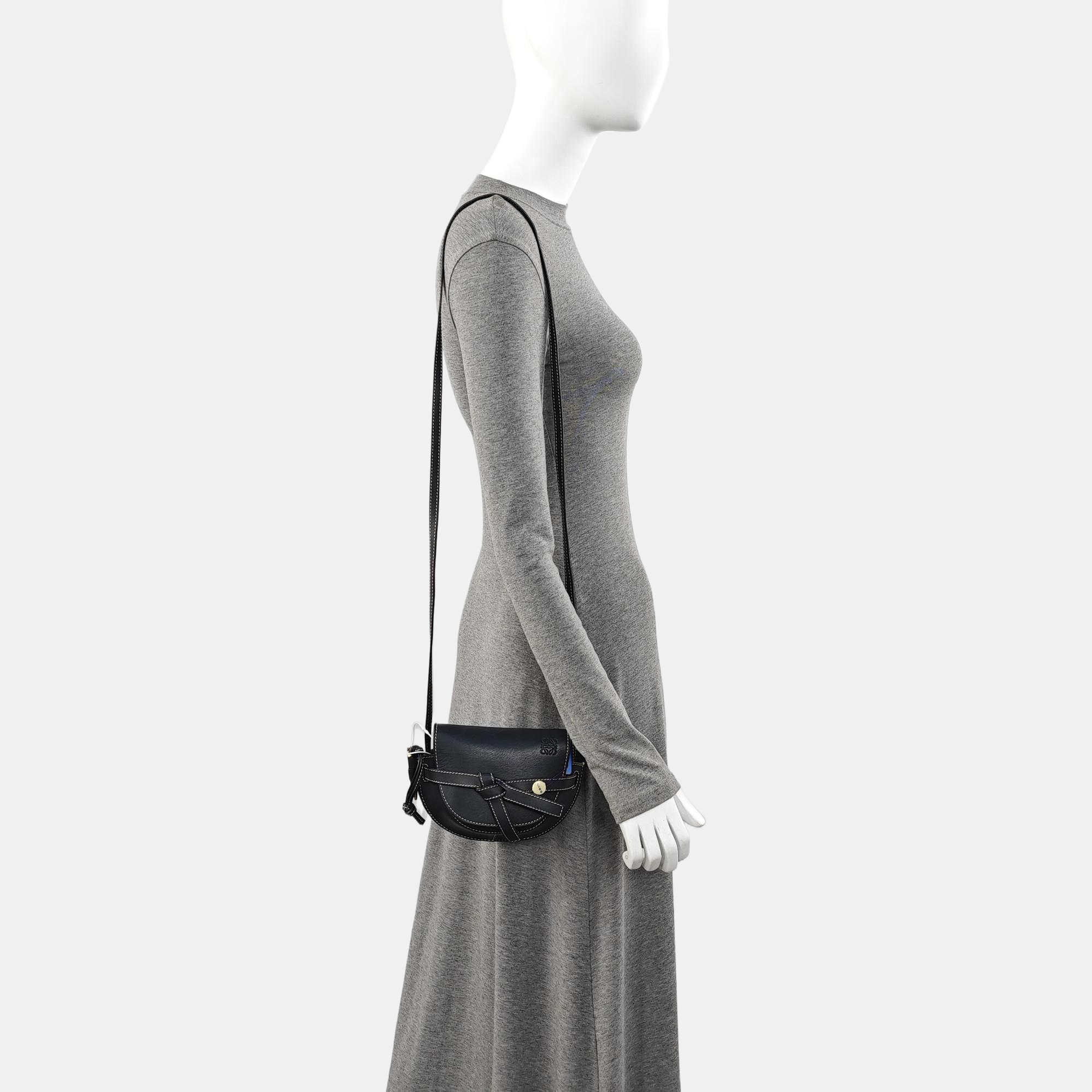 Gate Mini Calfskin Black