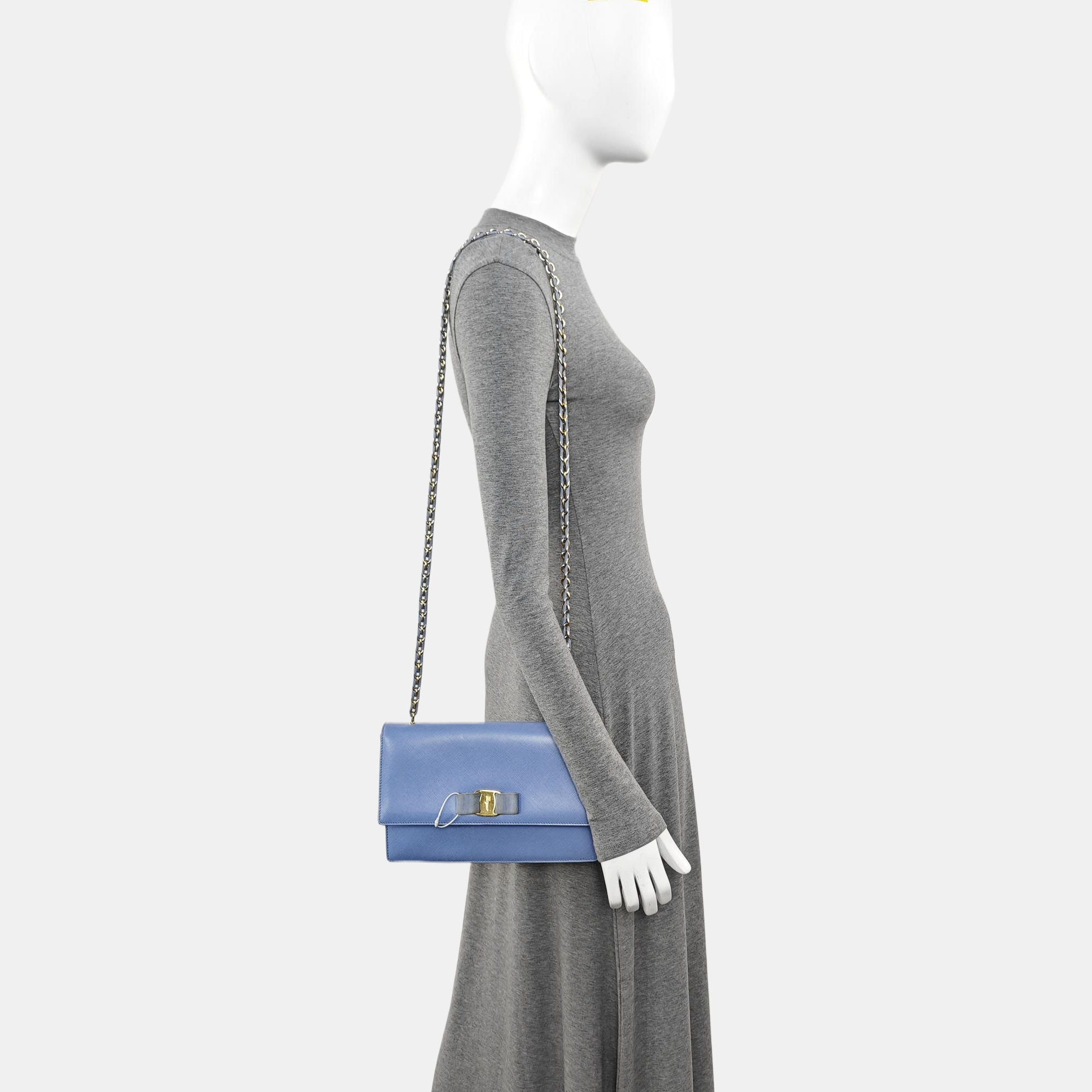 Ginny Calfskin Blue