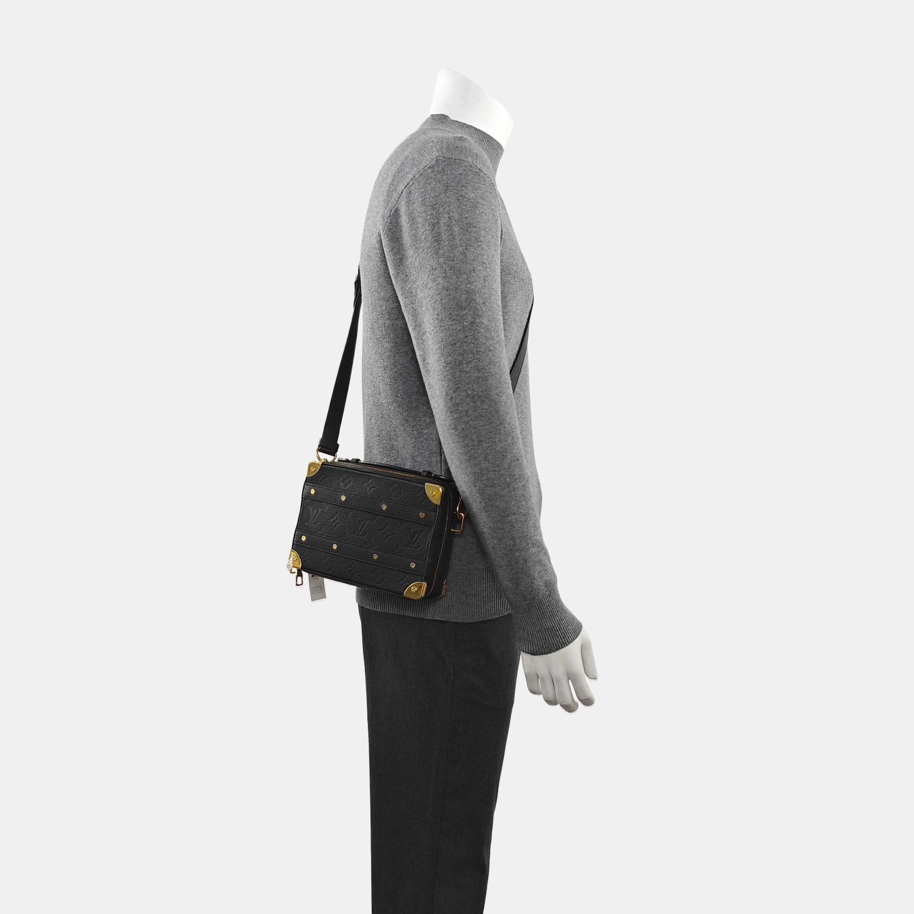 TRUNK Monogram Calfskin Black