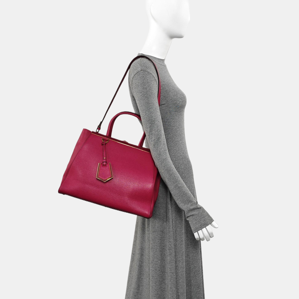2 Jours Medium Calfskin Purple