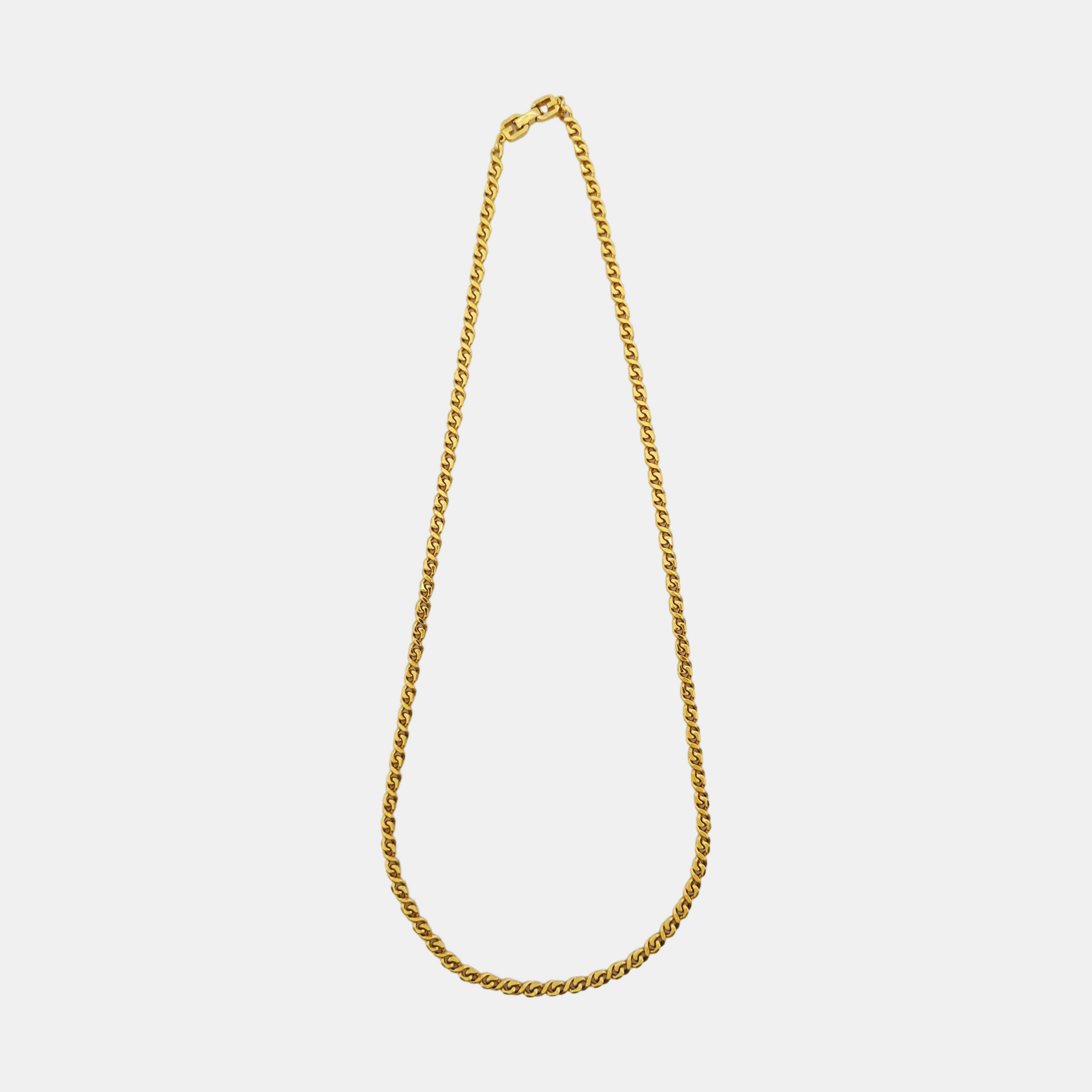 G Cube Metal Gold Necklace