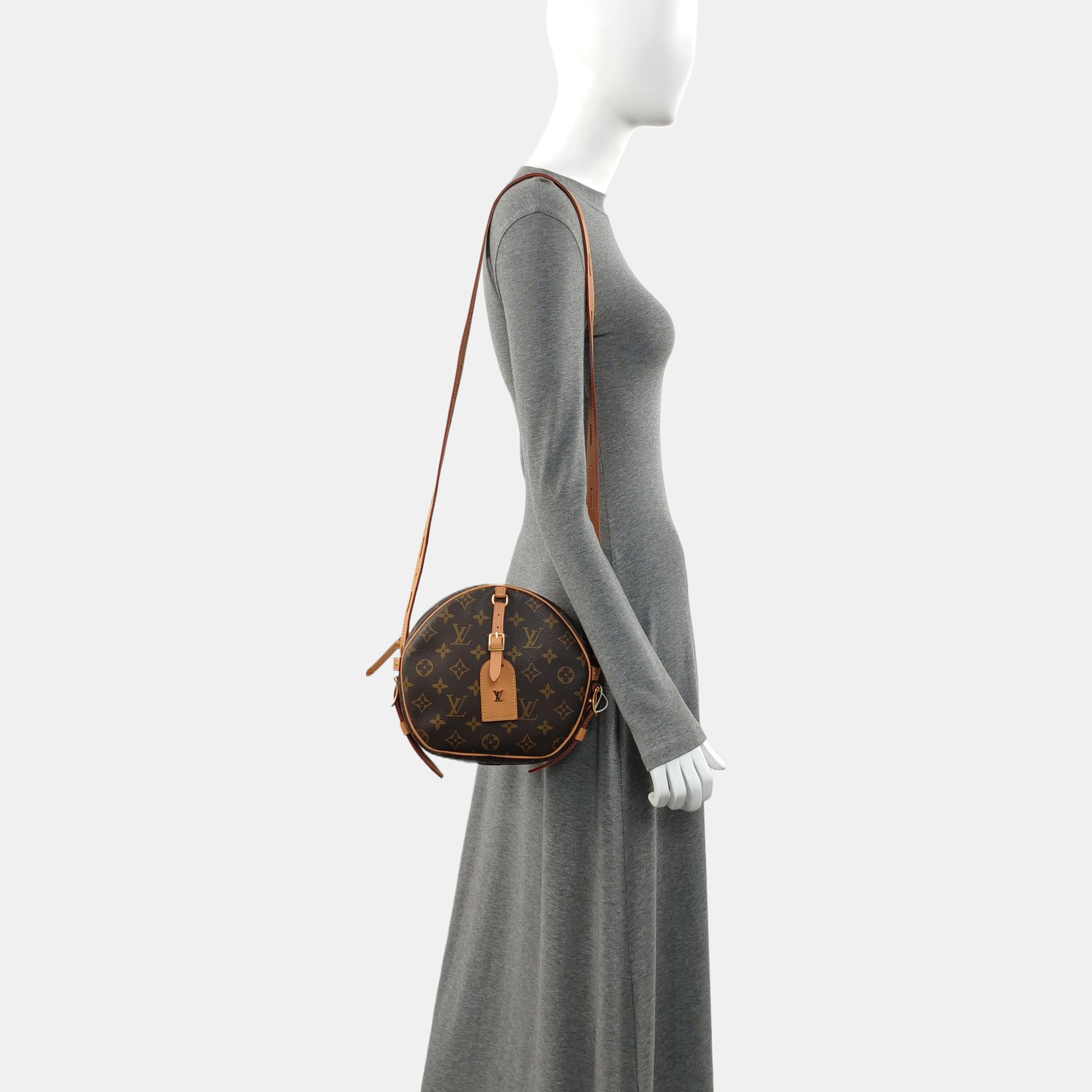 BOITE CHAPEAU MM Monogram Coated Canvas Brown