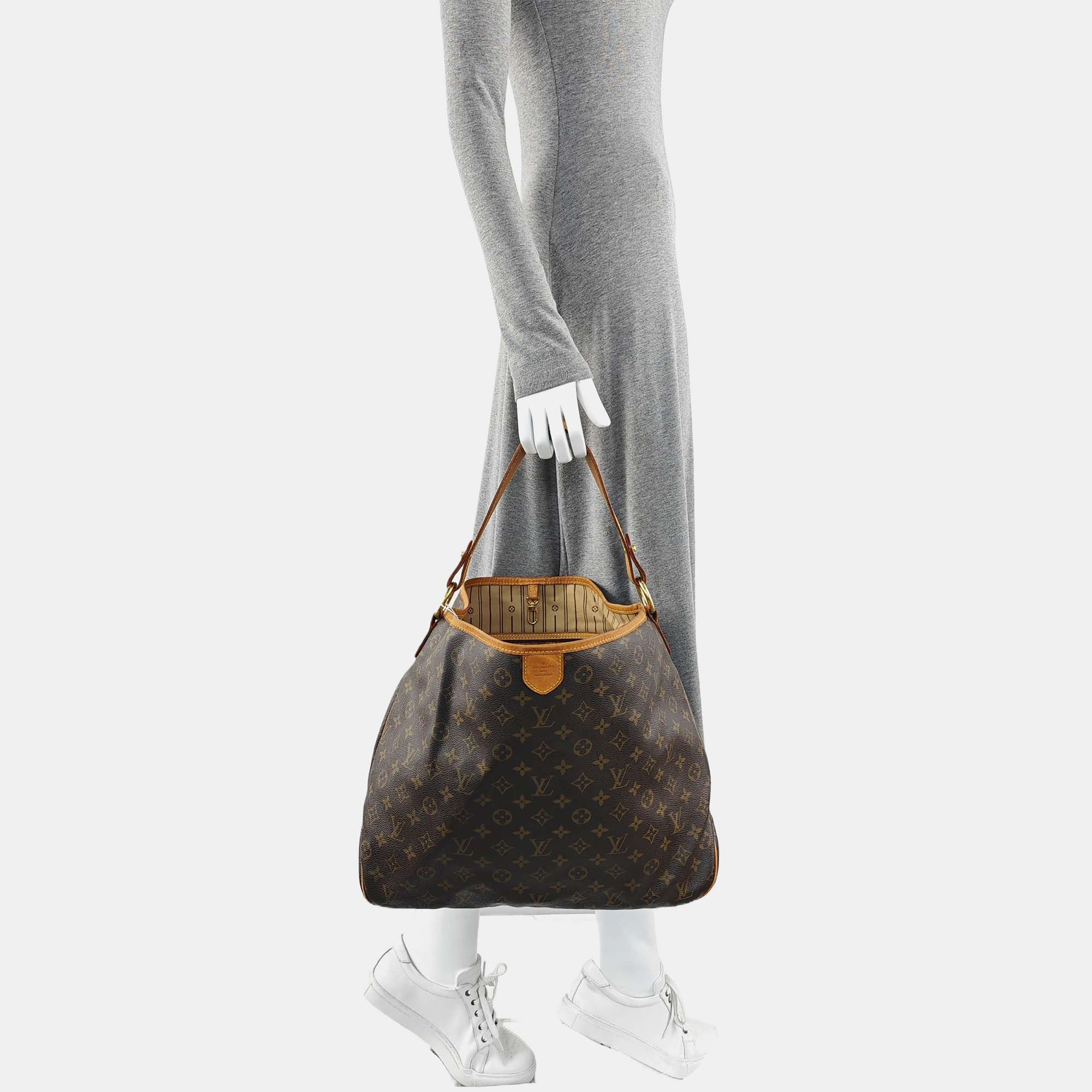 DELIGHTFUL Monogram Coated Canvas Brown