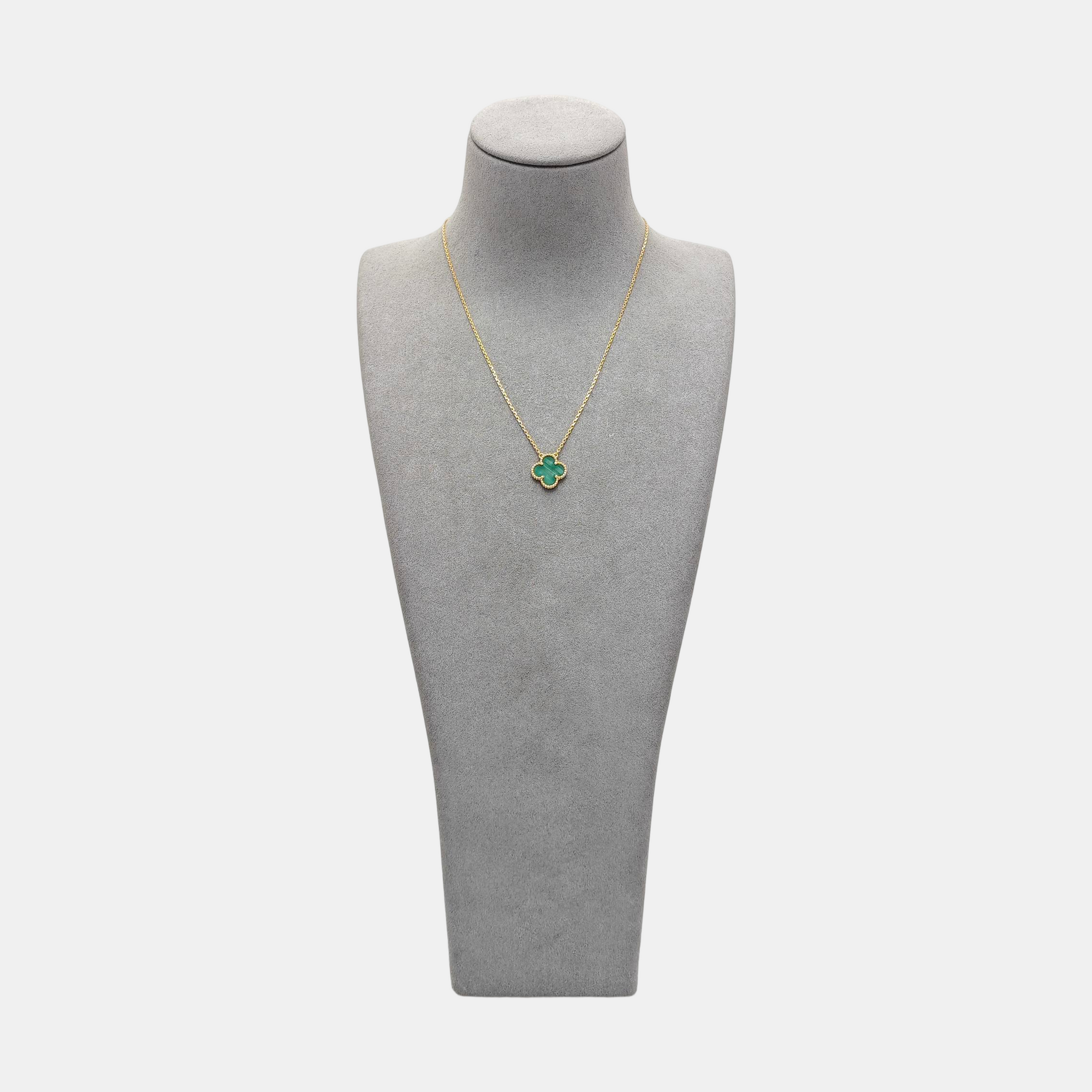 Vintage Alhambra 18k Gold Necklace