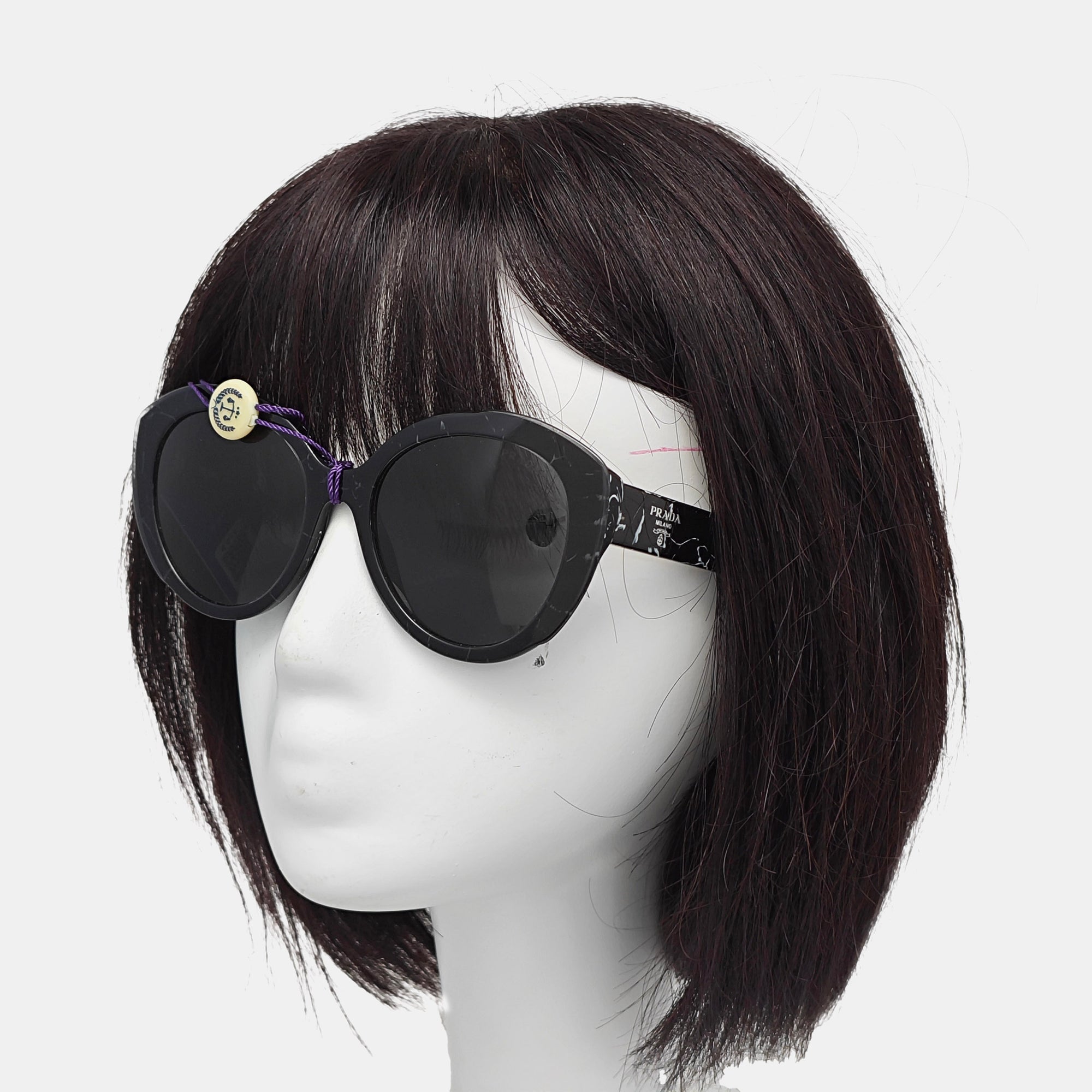 Synthetic Sunglasses Black