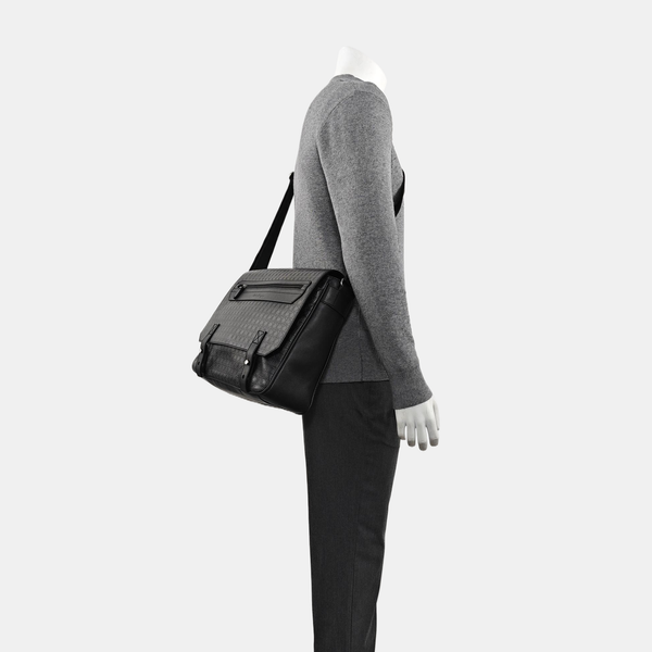 Calfskin Shoulder Bag Black