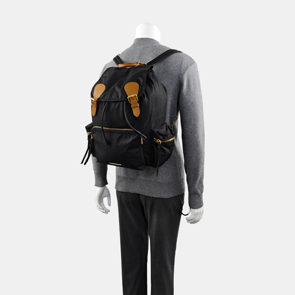 The Rucksack Nylon Black