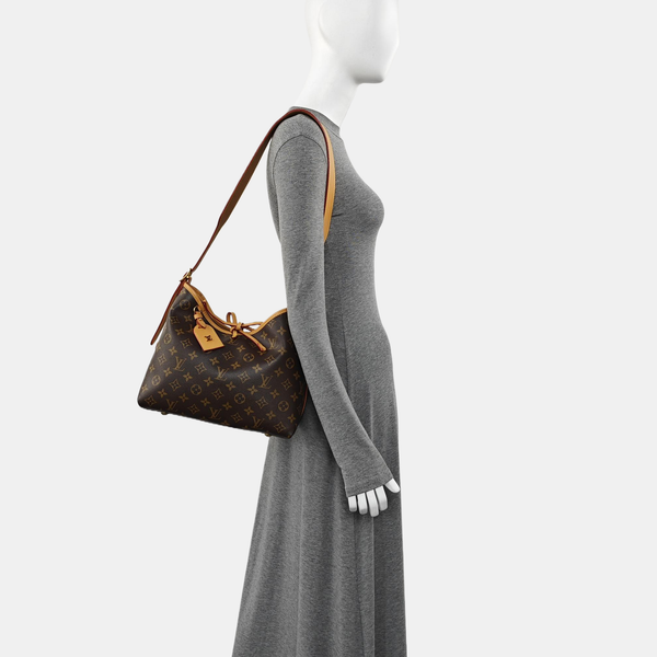 CARRYALL PM Monogram Coated Canvas Brown