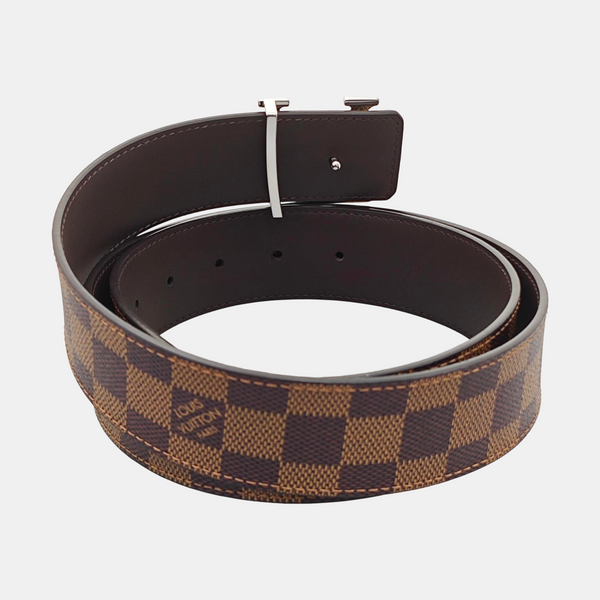 Coated Canvas Belt Brown