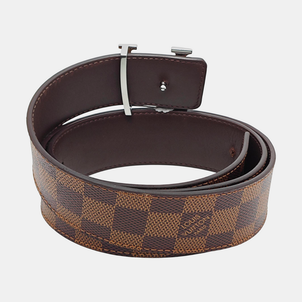 Coated Canvas Belt Brown