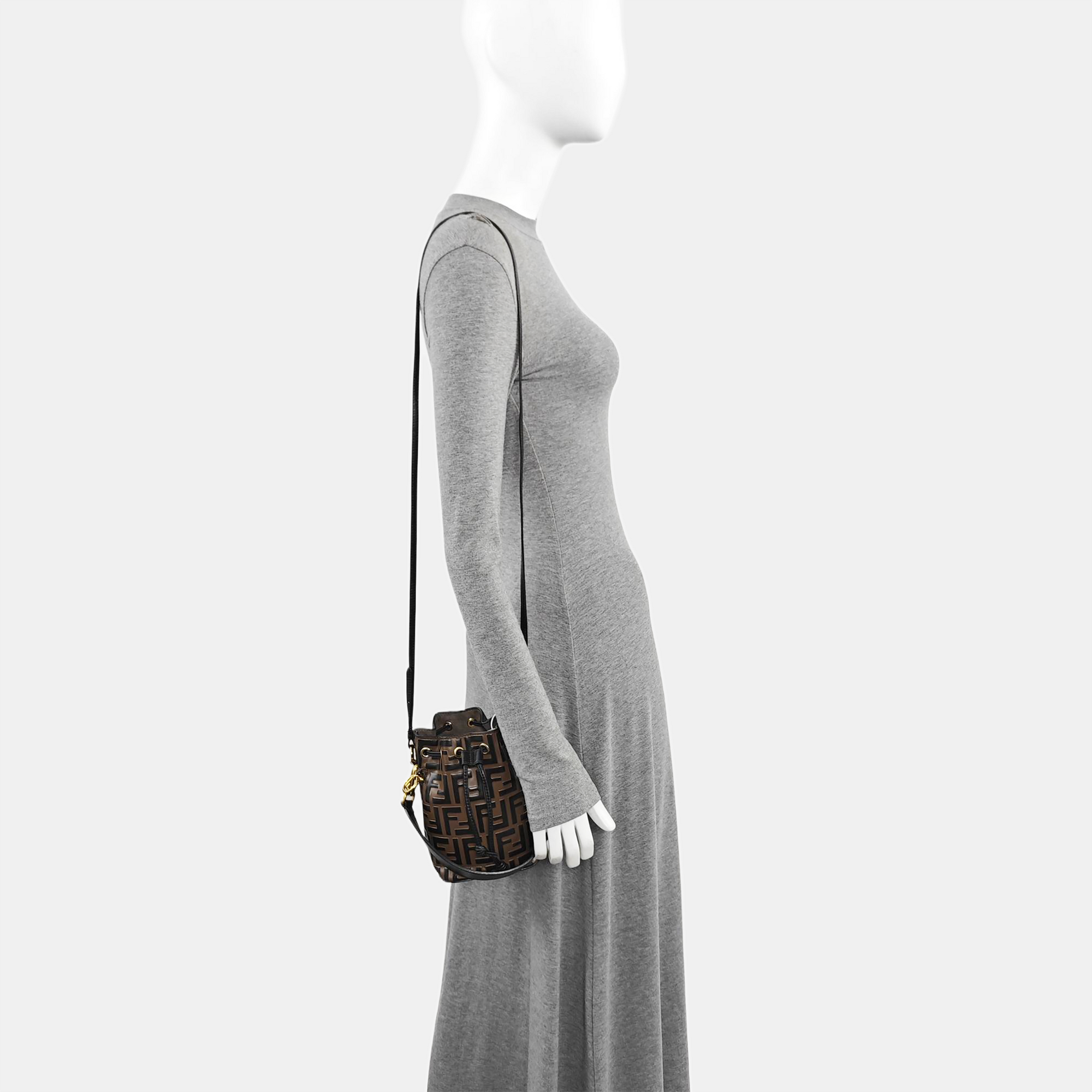 Mon Tresor Mini Monogram Calfskin Brown