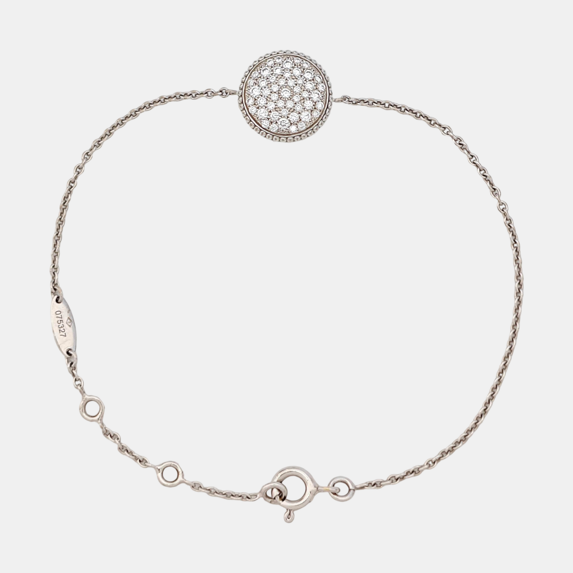 Rose Des Vents 18k White Gold Silver Bracelet