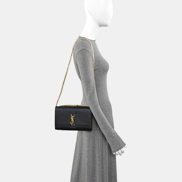 KATE Medium Calfskin Black