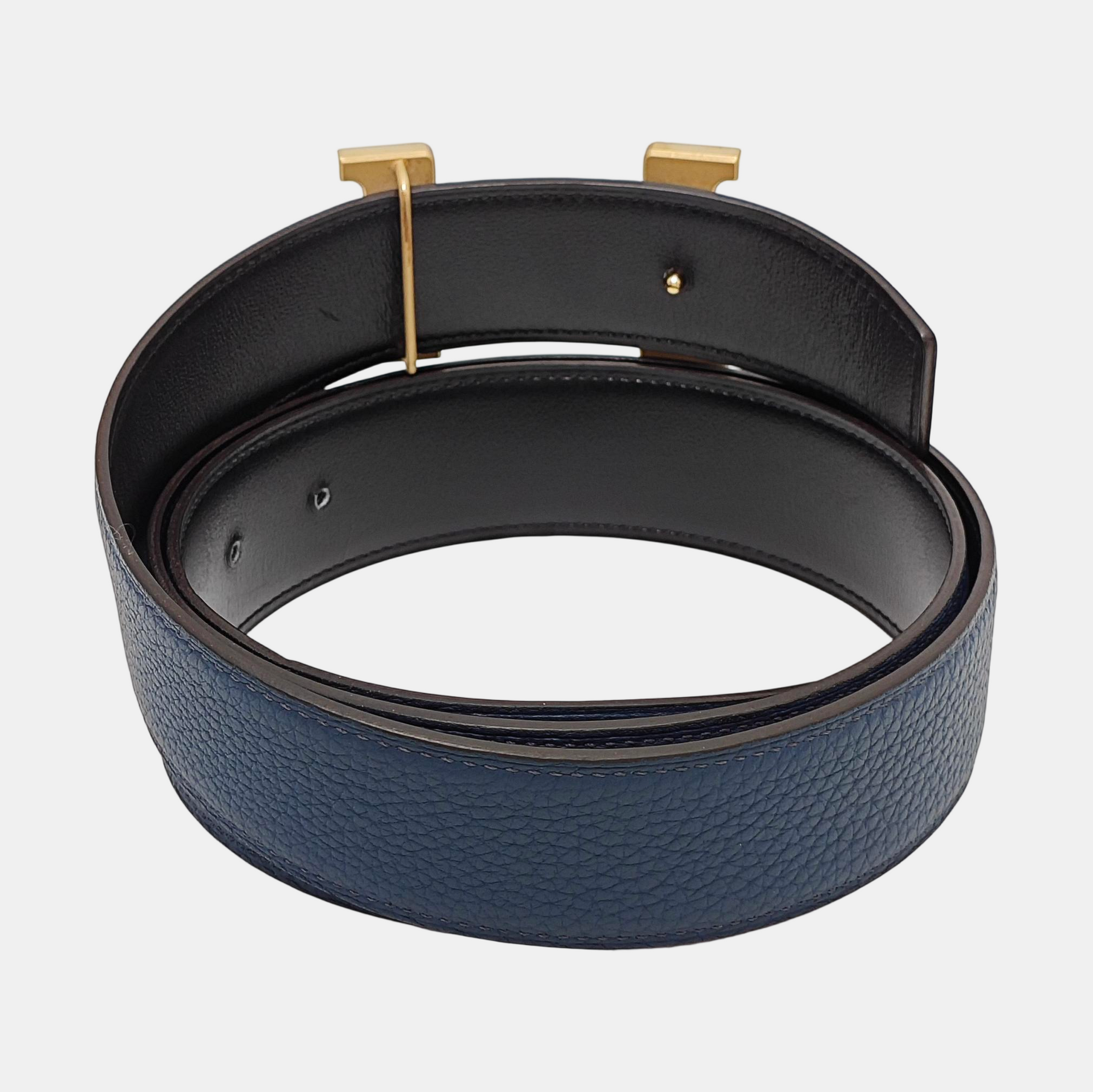 Leather Belt Blue