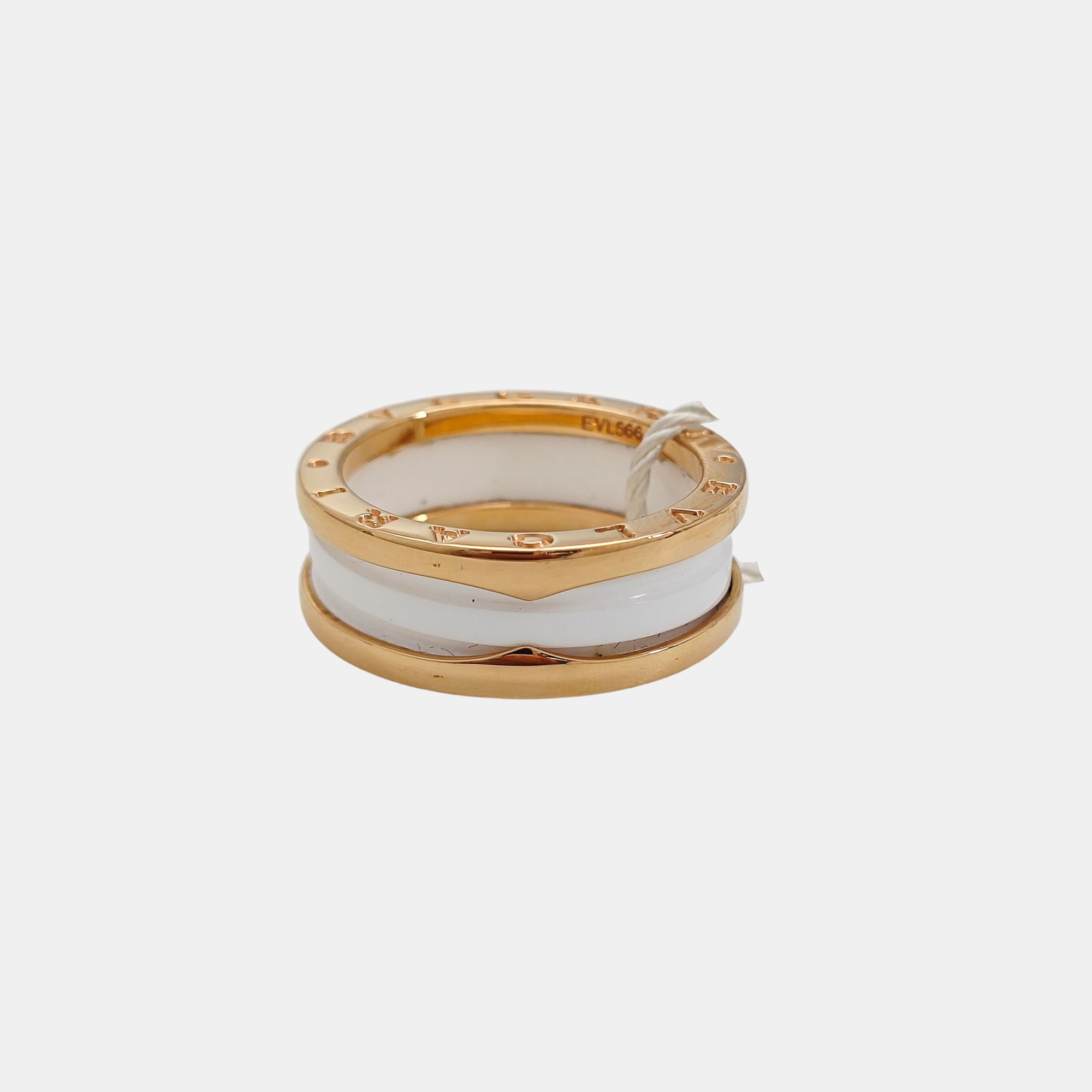 B.ZERO1 18k Rose Gold Ring EU 60
