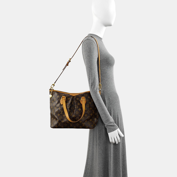 PALERMO PM Monogram Coated Canvas Brown