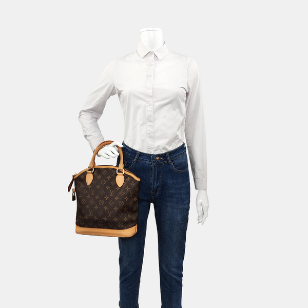 LOCKIT PM Monogram Coated Canvas Brown