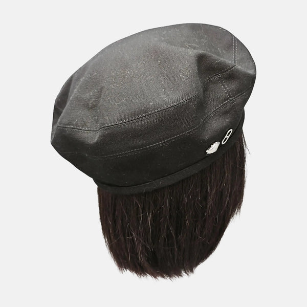 Black Cotton Hat