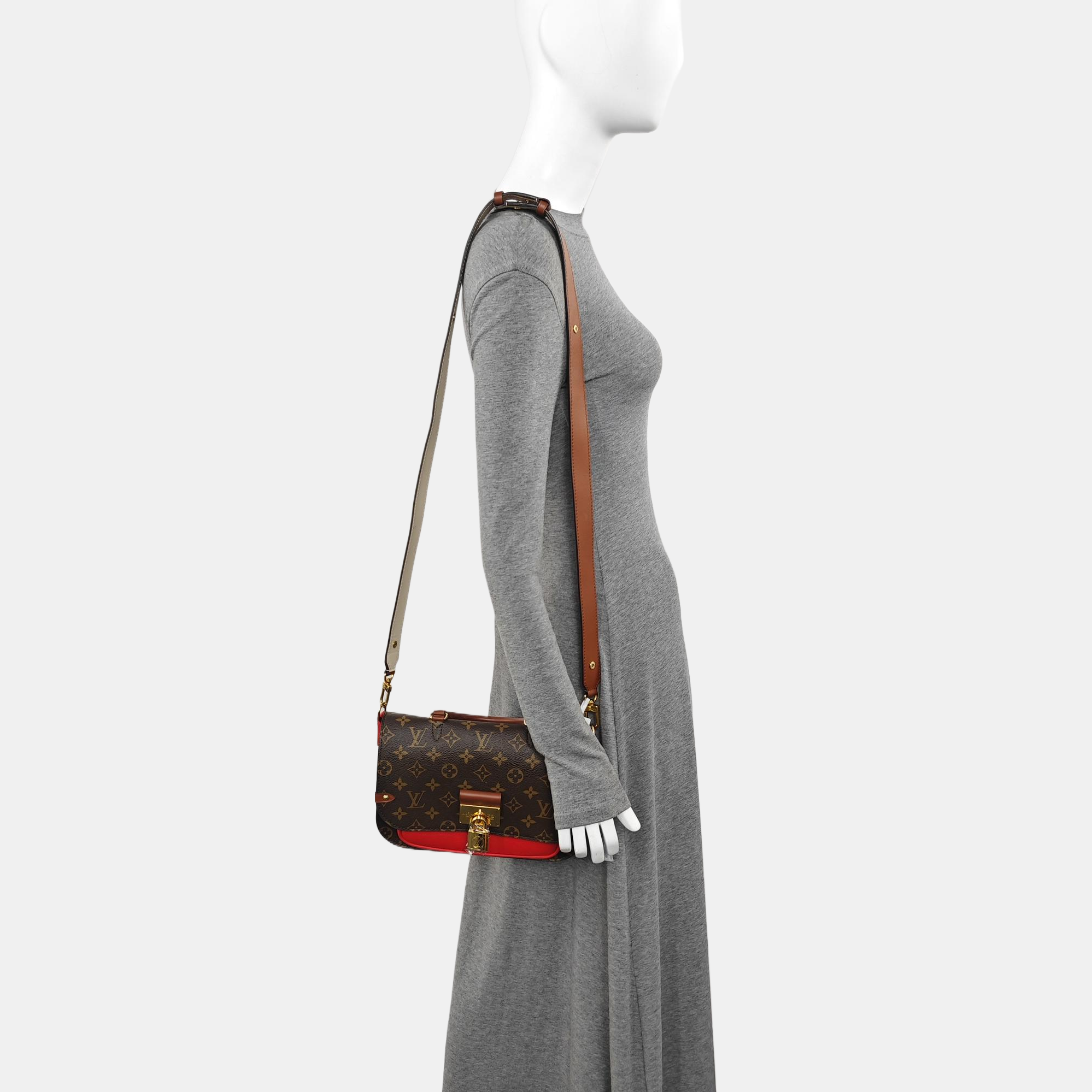 VAUGIRARD Monogram Coated Canvas Brown