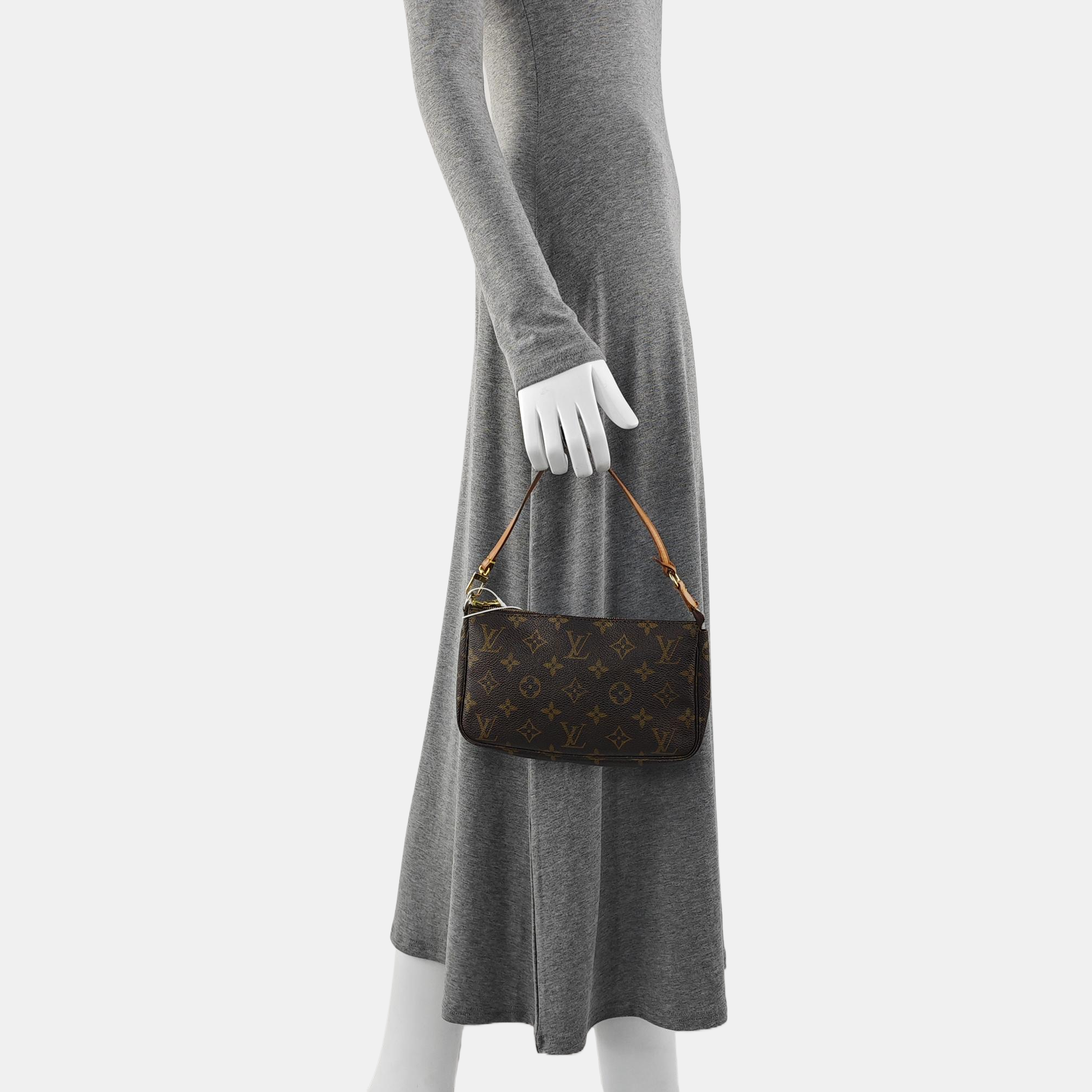 ACCESSOIRES Monogram Coated Canvas Brown